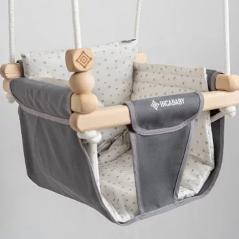 Incababy Junior Swing Comfort Grey Stars