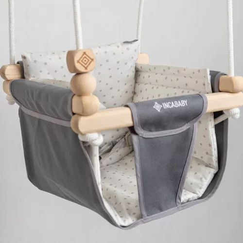 Incababy Junior Swing Comfort Grey Stars